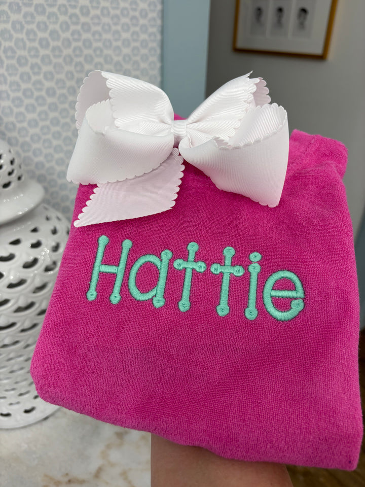 Hampton James Terry Bubble - Hot Pink