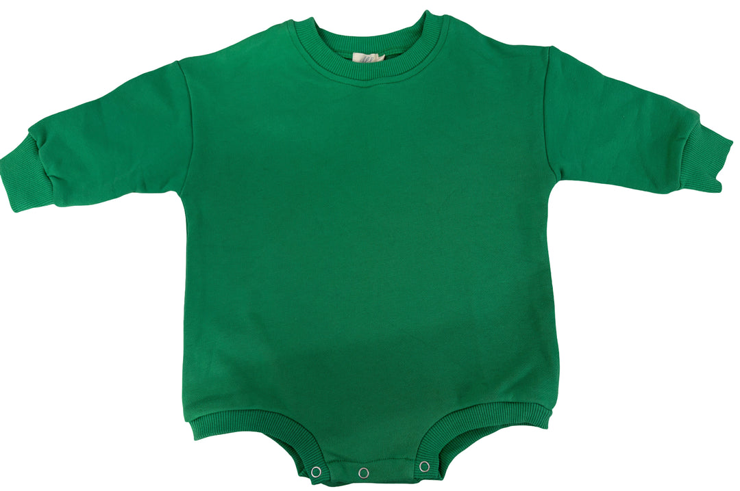 12-18m Kelly Green Sweatshirt Bubble