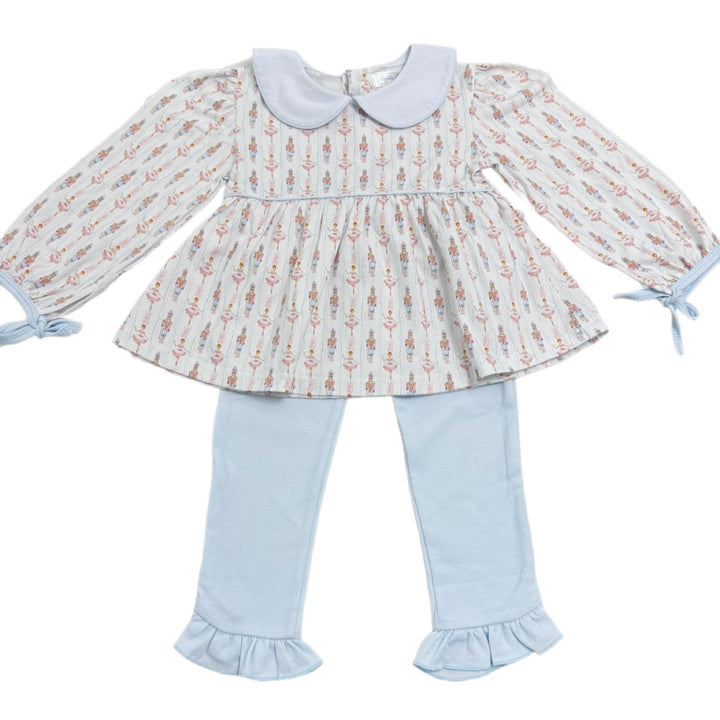 Christmas Nutcracker Ruffle Pant Set - PREORDER - ESD Early November