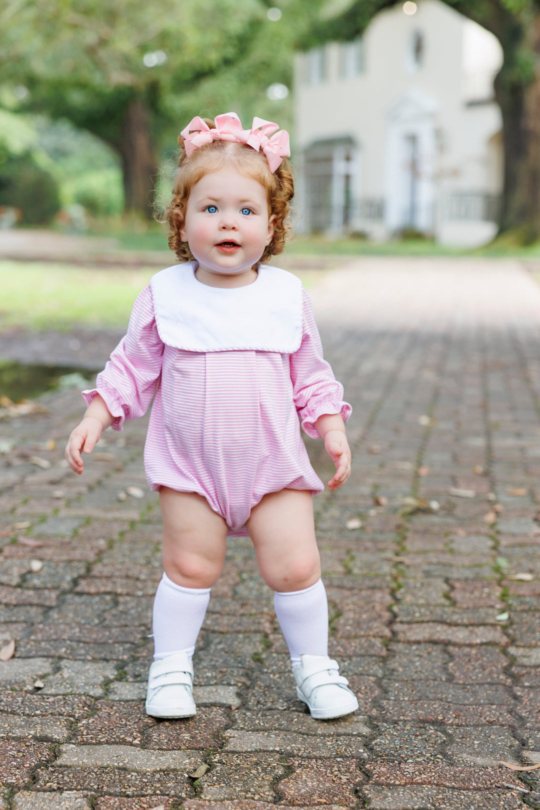 Jane Bubble- Light Pink Stripe