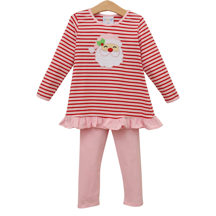 Jolly St. Nick Ruffle Pants Set