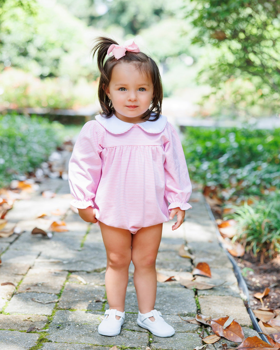 Lottie Bubble- Light Pink Stripe