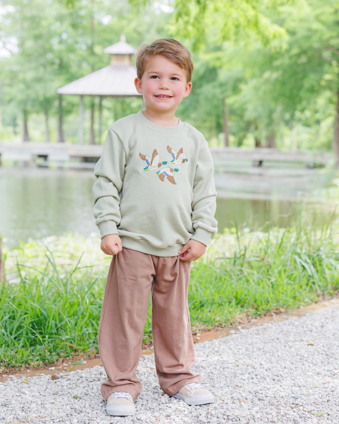 Mallard Trio French Terry Pullover