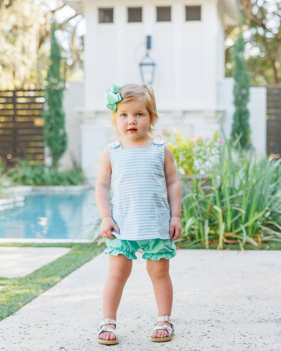 Margo Bloomer Set- Seaside Stripe