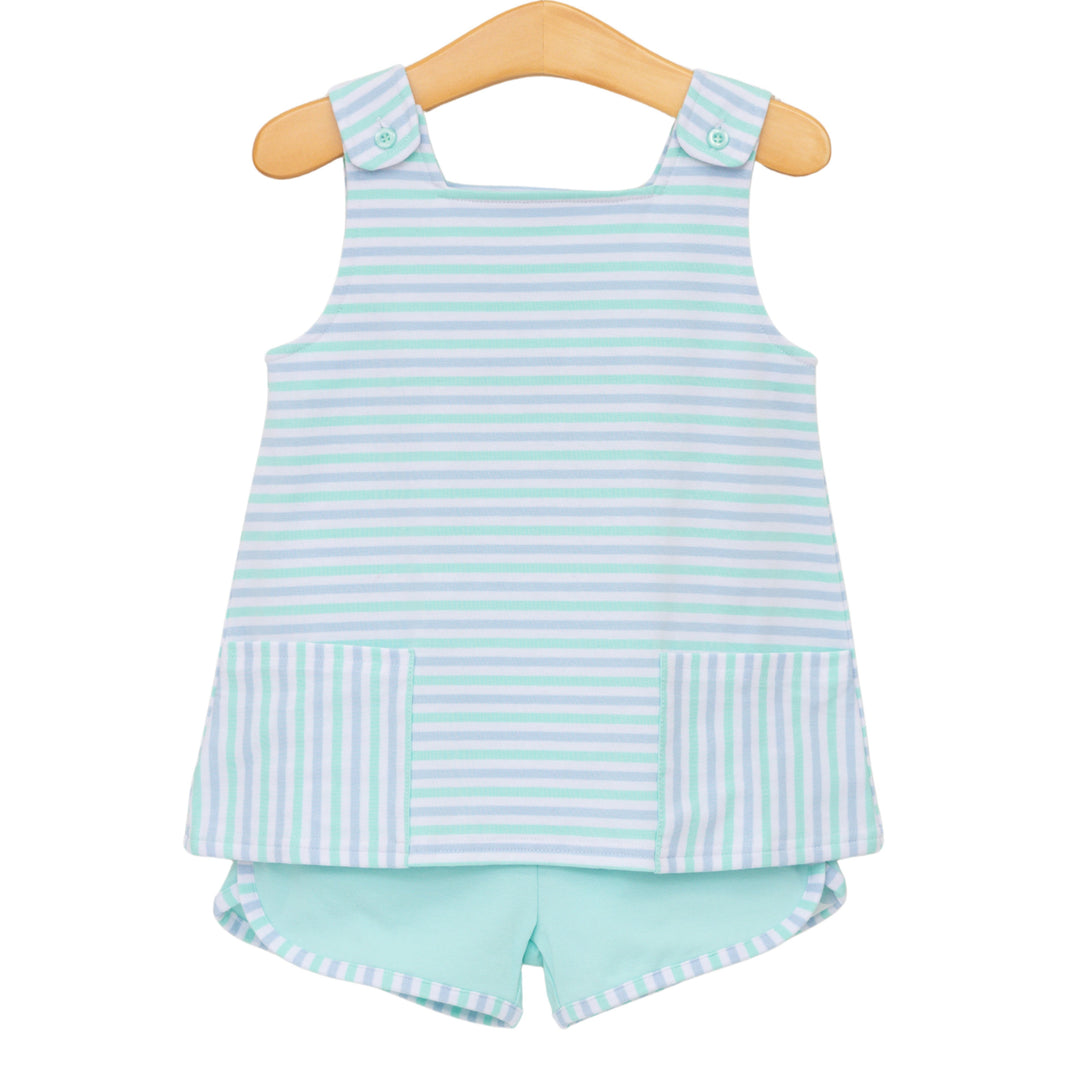Margo Short Set- Seaside Stripe