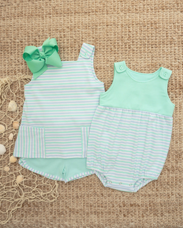 Margo Short Set- Seaside Stripe