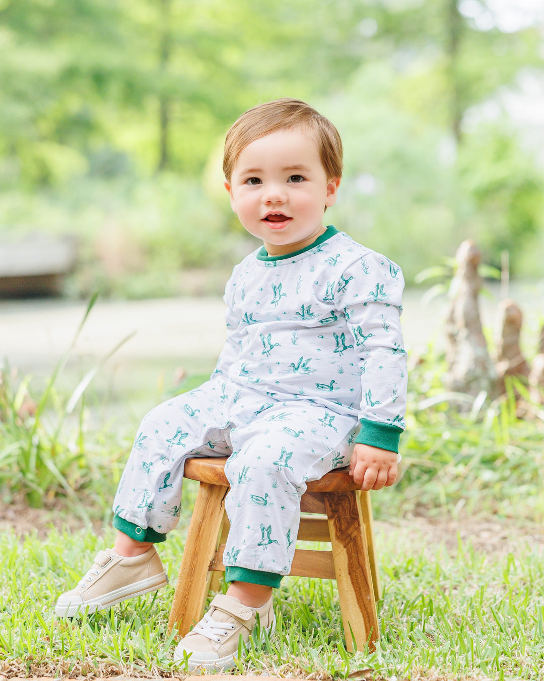 Marsh Mallards Thomas Romper