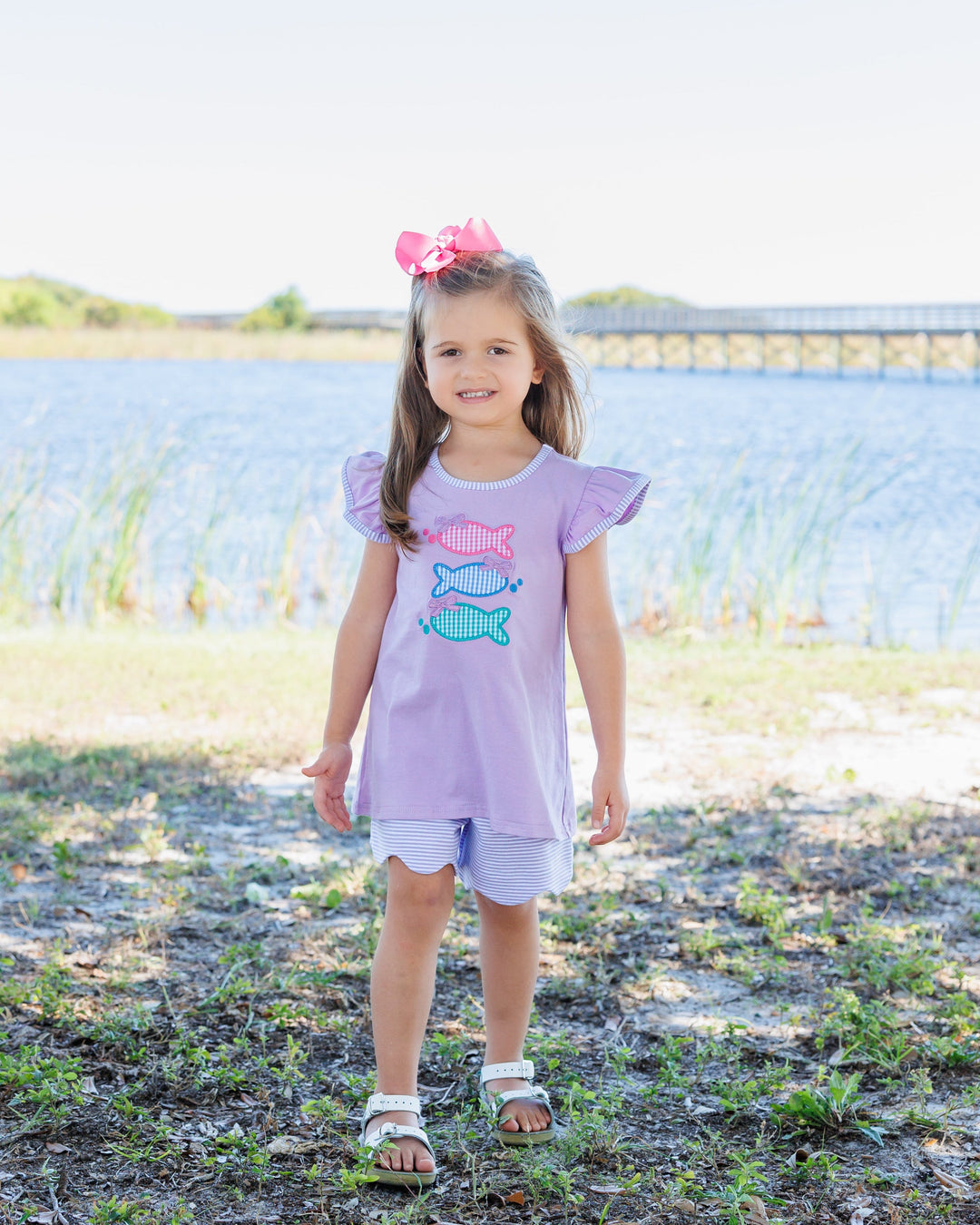 One Fish Two Fish Scallop Short Set
