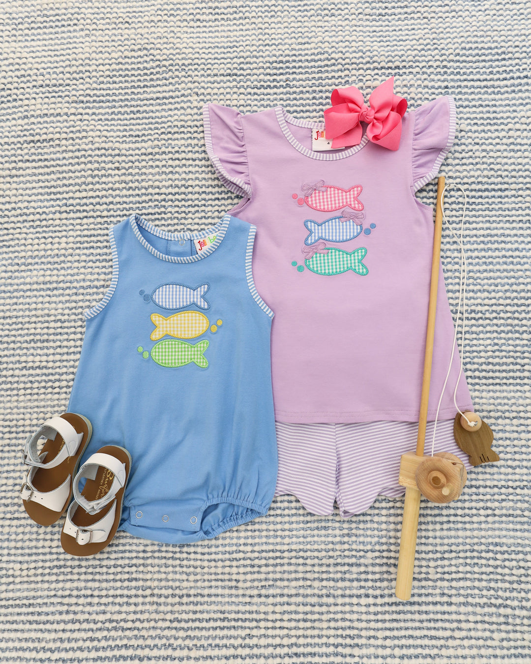One Fish Two Fish Scallop Short Set
