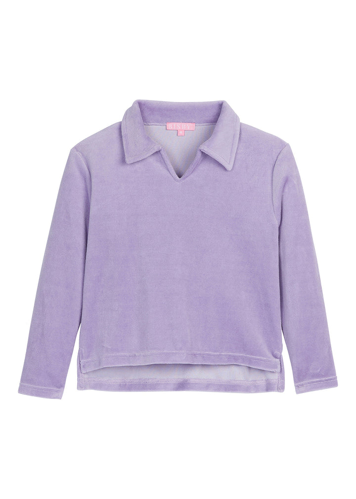 Bibsy: Lavender Velour Pant Set