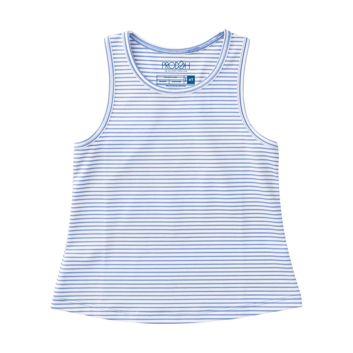 Prodoh - Girl's Active Racerback Tank Top – Persian Purple Stripe