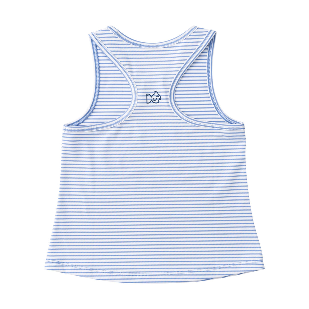 Prodoh - Girl's Active Racerback Tank Top – Persian Purple Stripe