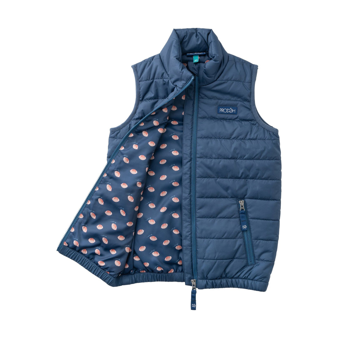 Prodoh - Boy's Puffer Vest - Dark Denim