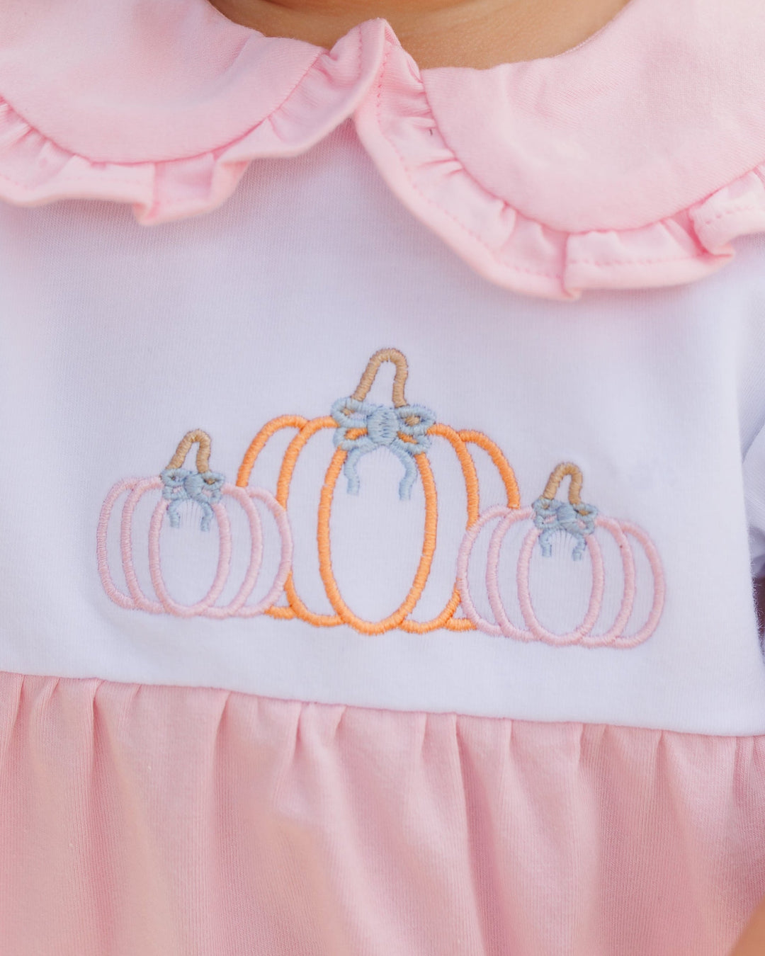 Proper Pumpkins Ruffle Collar Bubble