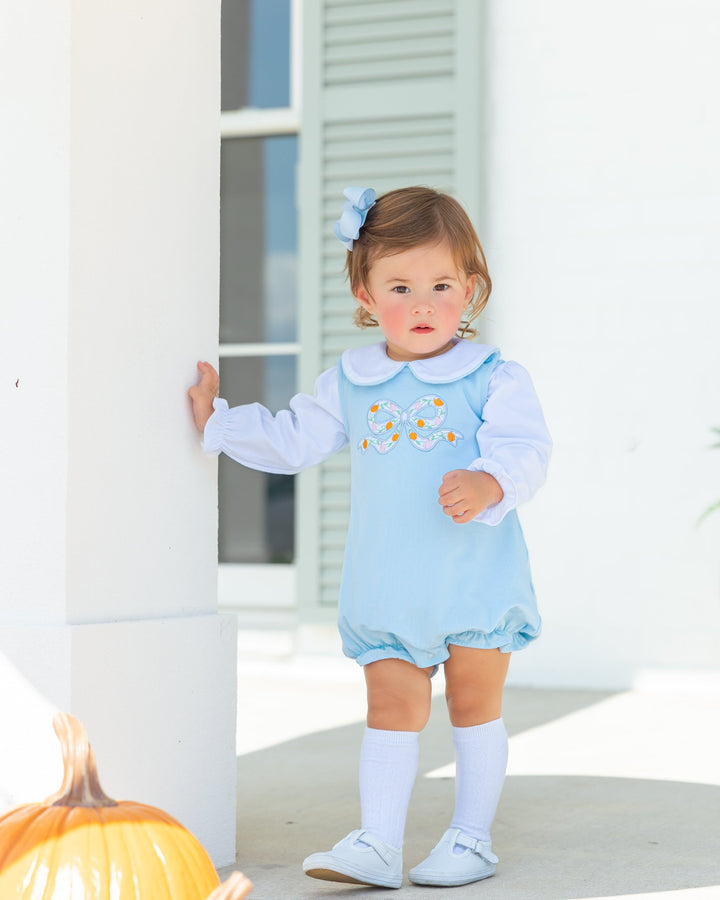 Pumpkin Bow Bubble Set