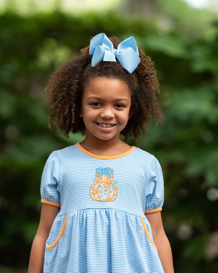 Pumpkin Stack Pocket Dress