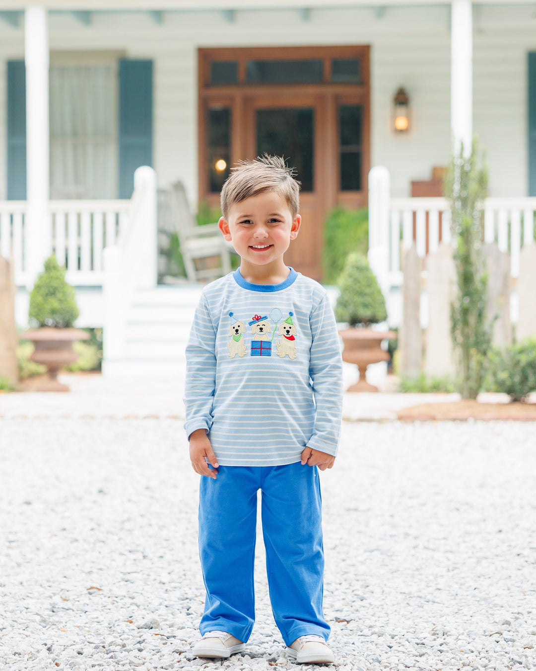 Puppy Party Pants Set