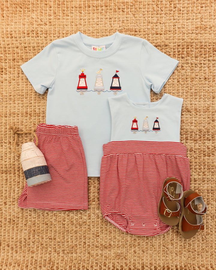 Red, White, and Buoy Benjamin Bubble