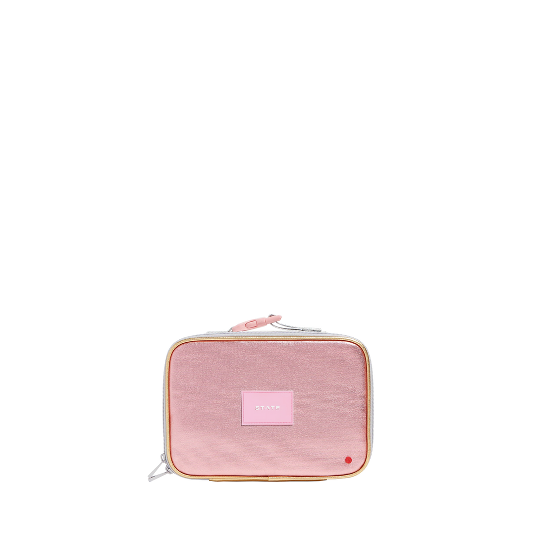 State: Rodgers Lunch Box - Pink/Silver