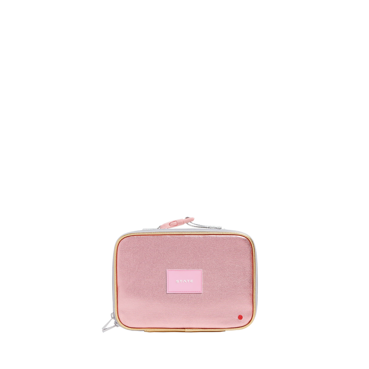 State: Rodgers Lunch Box - Pink/Silver