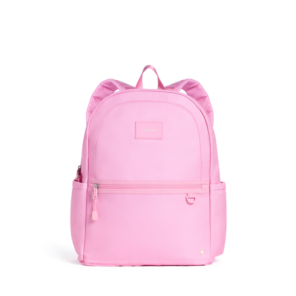 State: Kane Double Pocket Backpack - Pink