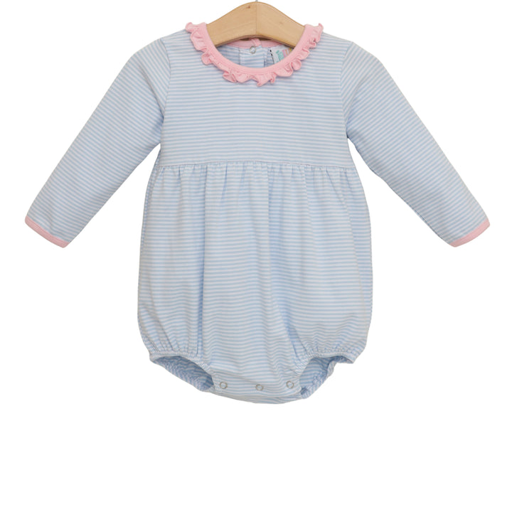Sadie Bubble- Light Blue Stripe/Light Pink