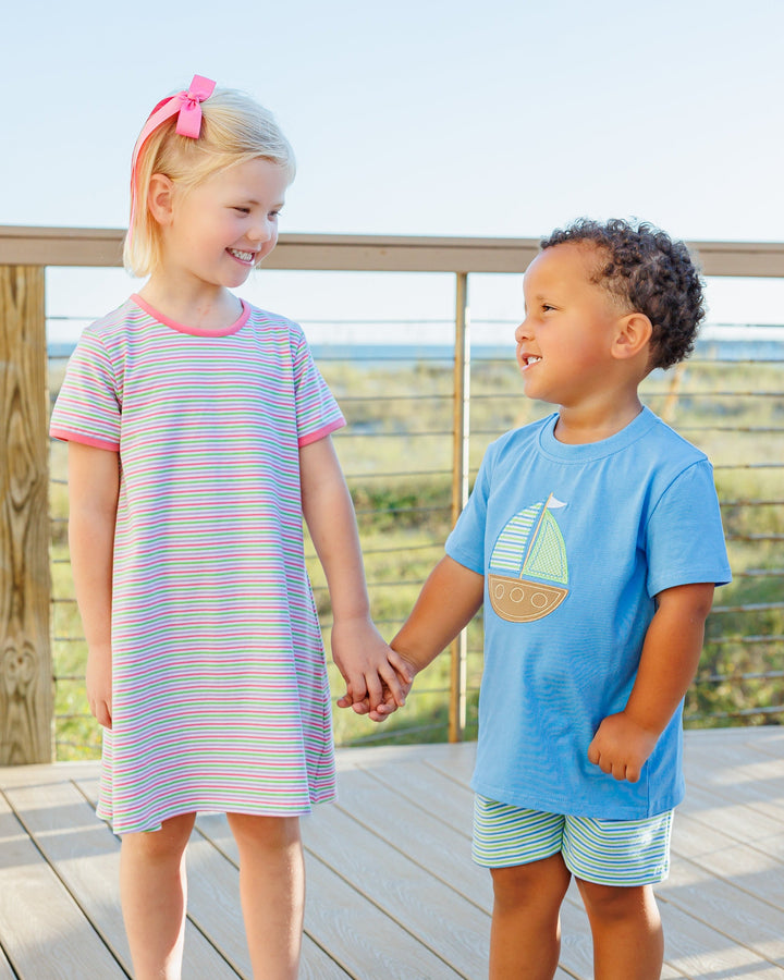 Sailin' Away Short Set
