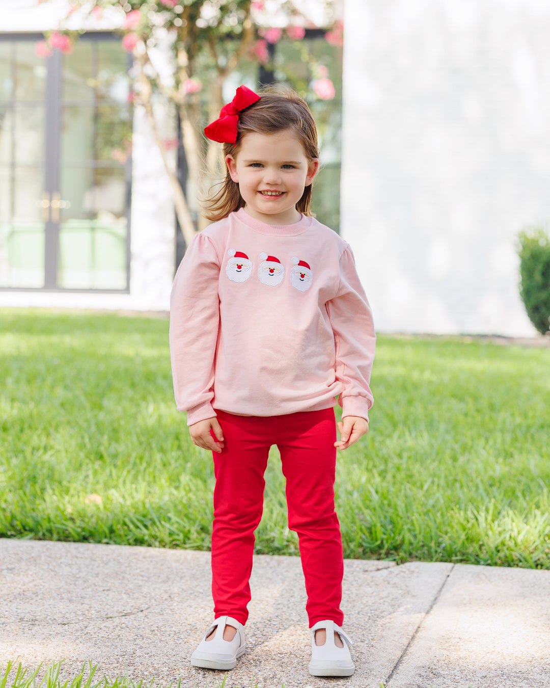 Santa Pullover- Pink