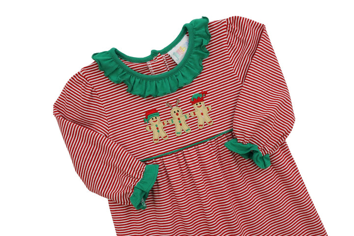 Santa's Sweet Helpers Ruffle Romper