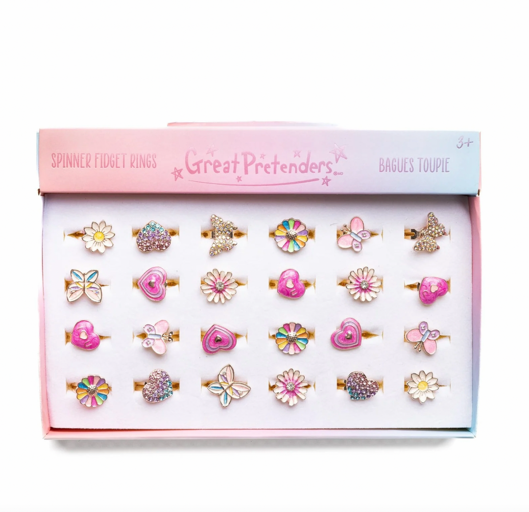 Spring Spinner Fidget Ring (Asst. Styles!)