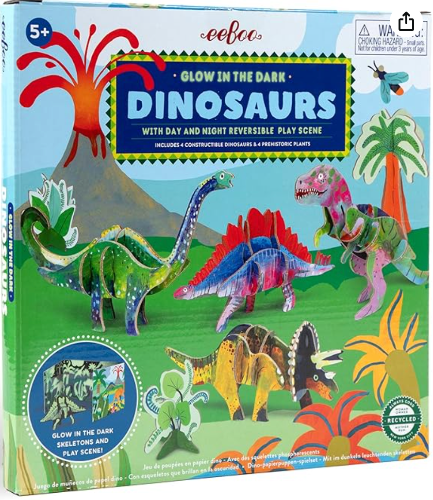Dino 3D Glow in the Dark Building Set