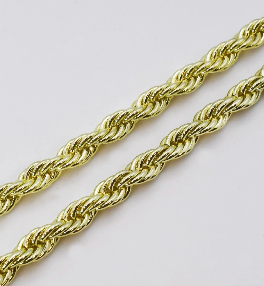 Rope Chunky Gold Necklace