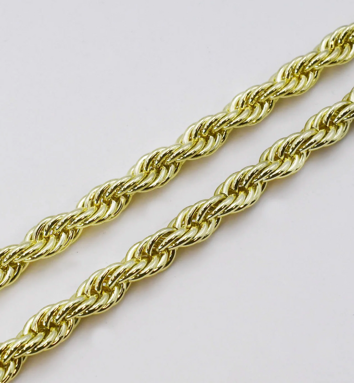 Rope Chunky Gold Necklace