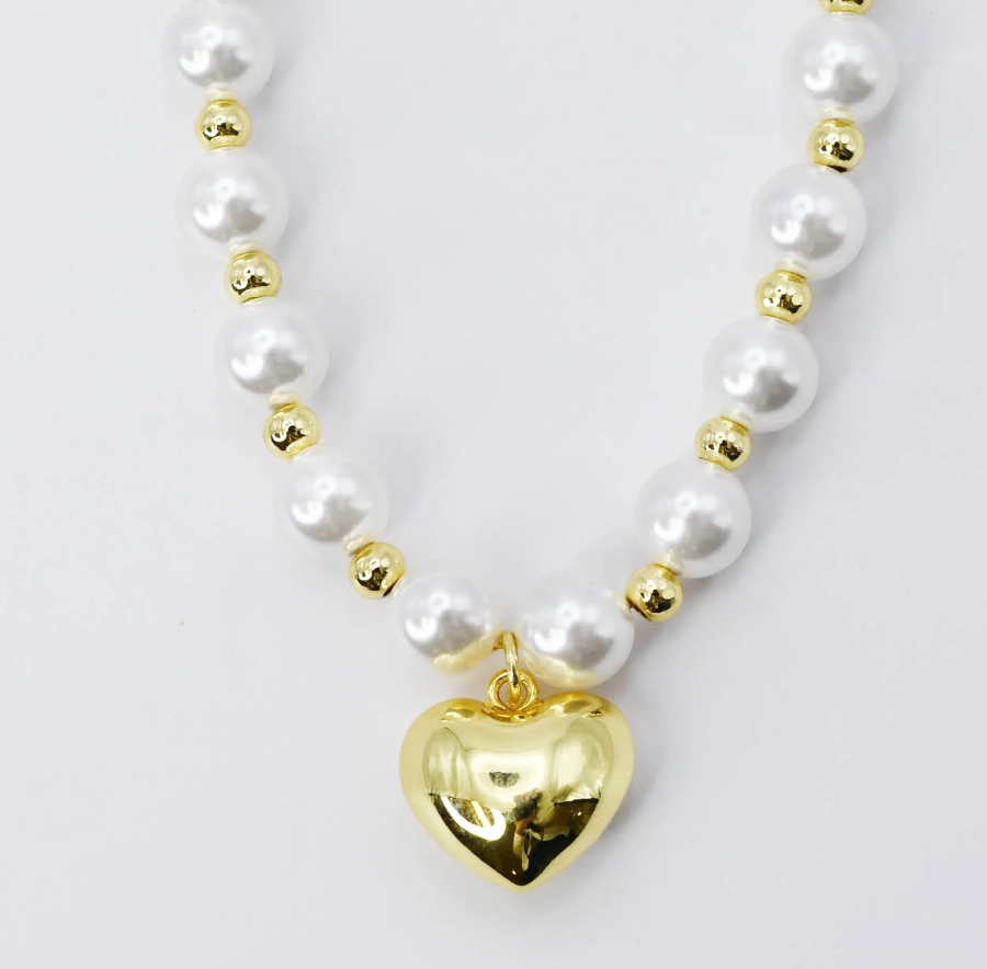 Heart of the Pearl Necklace