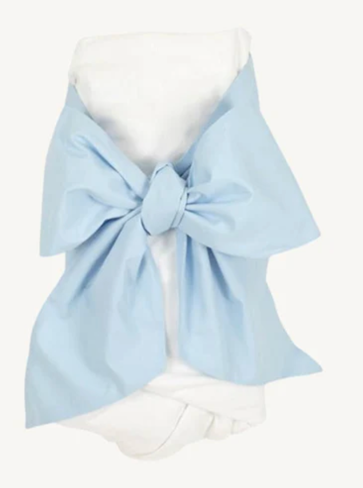 TBBC - Bow Swaddle - Buckhead Blue
