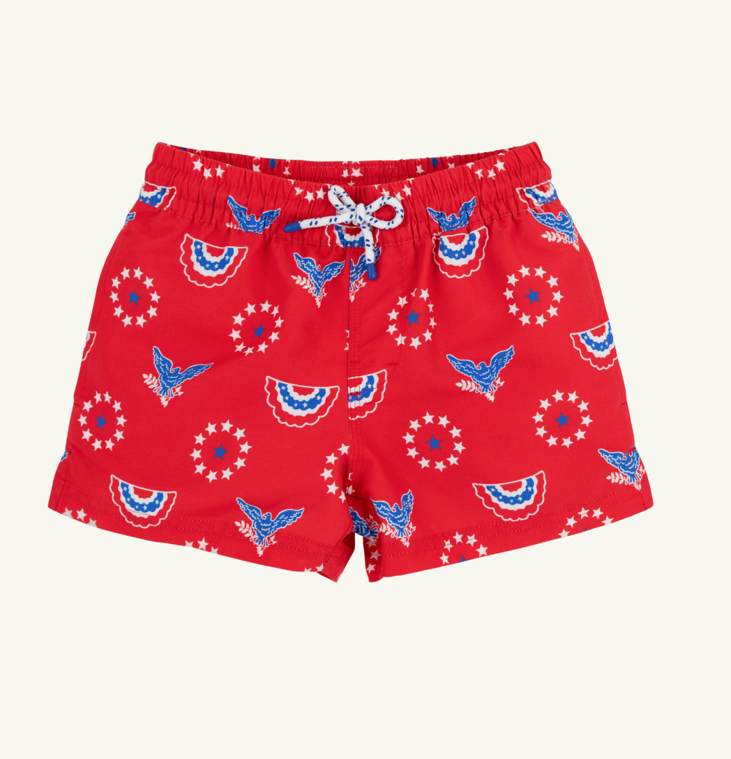 TBBC - Tortola Swim Trunks - Star Spangled Swag