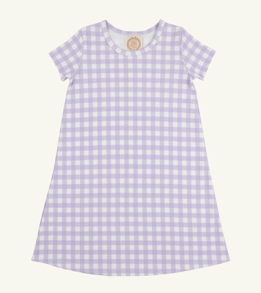 TBBC - Polly Play Dress - Short Sleeve - Lauderdale Lavender Gingham