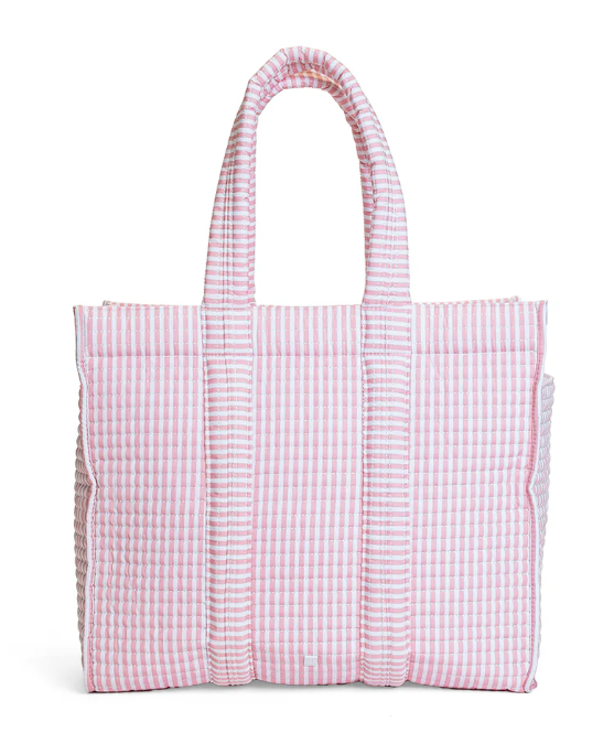 TRVL Go Go Tote - Pimlico Stripe Dusty Rose