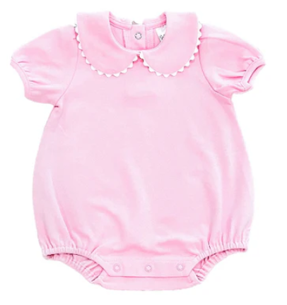 Pink Scalloped Collared Bubble