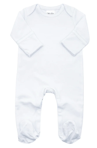 White Proper Footie