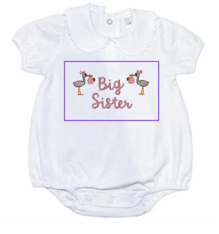 White Scalloped Collared Bubble