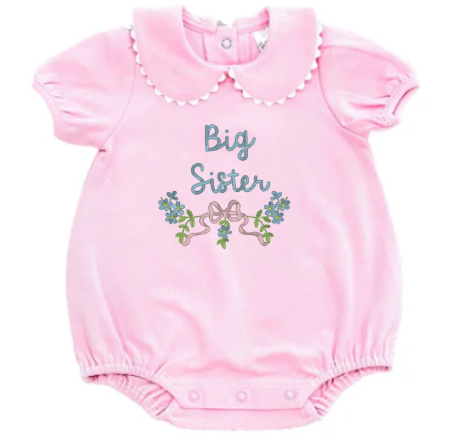 Pink Scalloped Collared Bubble