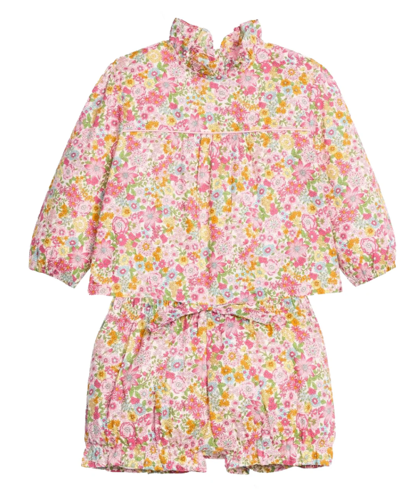 Bibsy: McCall Bloomer Set - Marblehead Meadow Floral