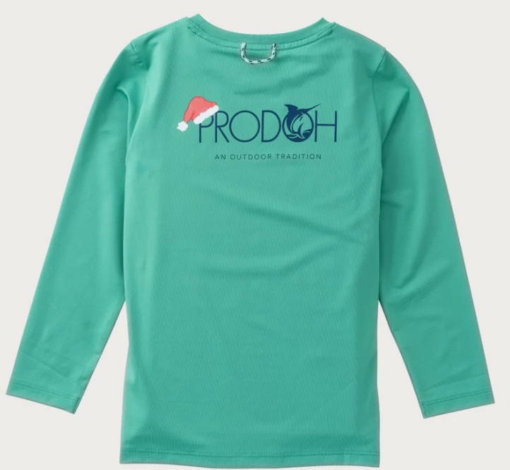 Prodoh - Kid's Pro Performance Long Sleeve T-shirt - Holly Green
