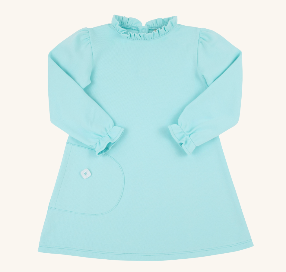 TBBC- Long Sleeve Lizzie's Luxe Leisure Dress - Edisto Egg Blue