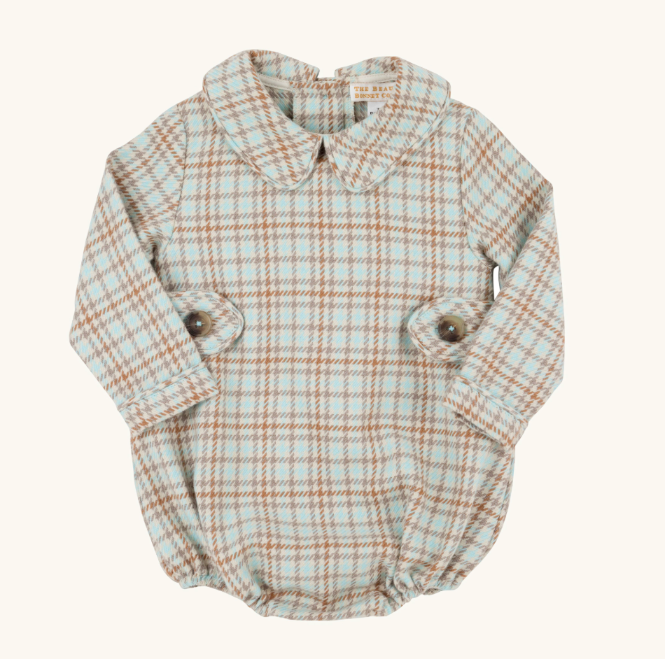 TBBC- Long Sleeve Brentley Bubble - Henry Clay Houndstooth