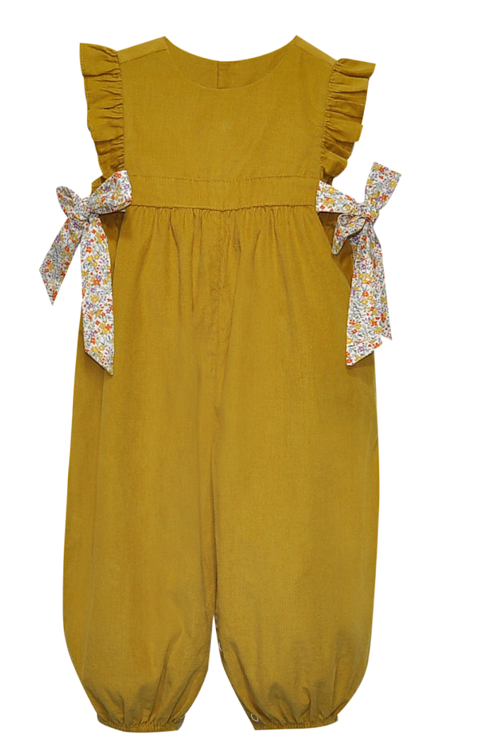 Remember Nguyen- Yellow Flower Abigail Girl Long Romper