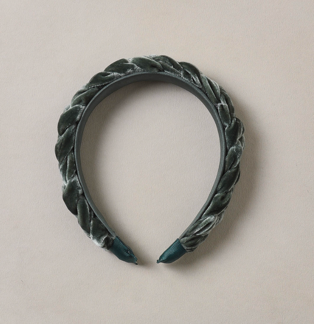 Noralee - Green Braided Headband by Noralee - Hampton James