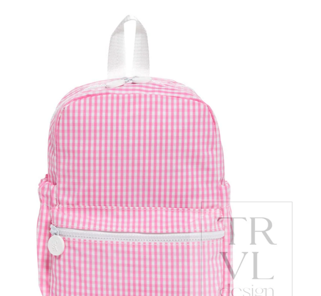 TRVL Mini BACKER - Pink Gingham by TRVL - Hampton James