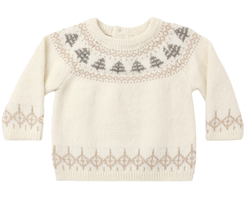 Quincy Mae - Rex Sweater Tree Fair